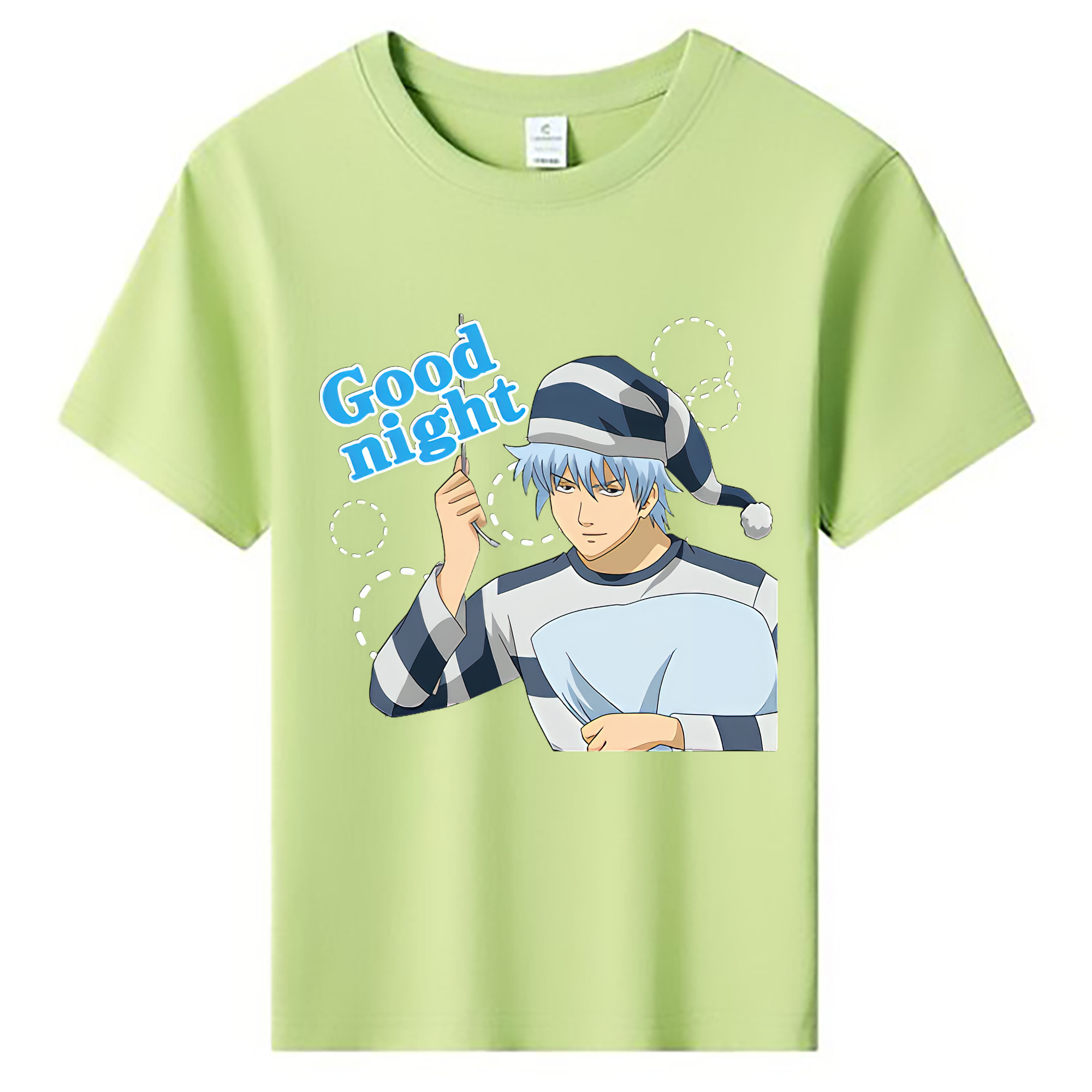 （画像用） ぎんたま 坂田銀時（さかたぎんとき） 神楽 志村新八（しむら しんぱち） GINTAMA Sakata Gintoki Kagura Shimura Shinpachi 綿100％キッズTシャツ（フロントプリント）
